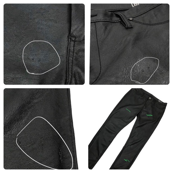 BLANK NYC - Vegan Leather Skinny in Blacked Out - 30 - Picture 14 of 16